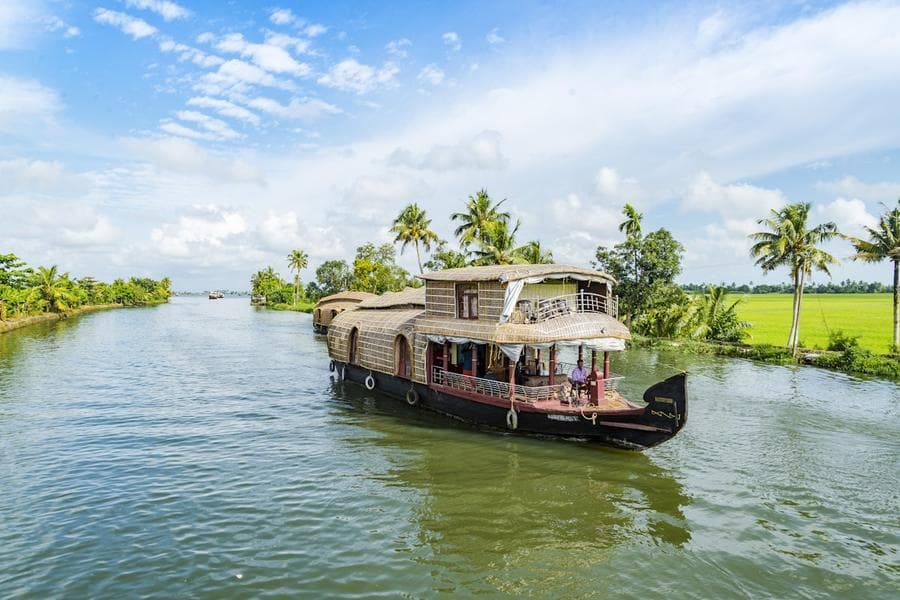 Houseboat on the Alleppey backwaters